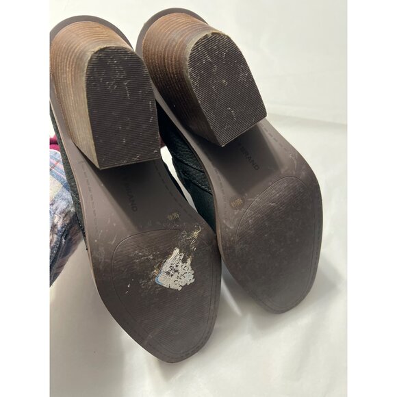 Lucky Brand Black Suede Pointed Toe Booties Size 9 - Picture 7 of 11